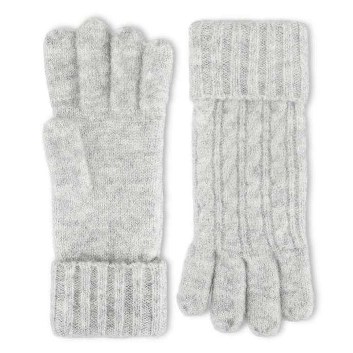 totes toasties® Ladies Knitted Hat Scarf & Glove Gift Set Grey Extra Image 5